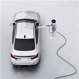 شلنگ و نازل کارواش Baseus GF5 Car Wash Spray Nozzle CPGF000201 طول 30 متری