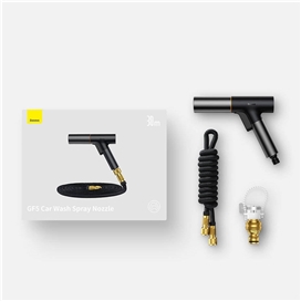 شلنگ و نازل کارواش Baseus GF5 Car Wash Spray Nozzle CPGF000201 طول 30 متری