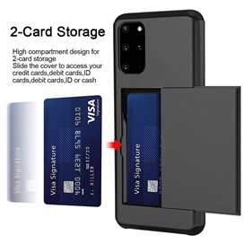 قاب جیتک گلکسی اس 20 پلاس مدل G-Tech Wallet Armor case Galaxy S20 plus