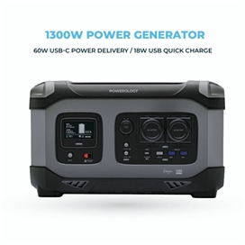 پاوربانک 392000 پاورولوژی Powerology Power Generator PPBCHA23 توان 1300 وات