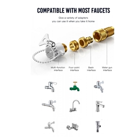 شلنگ و نازل کارواش ایکس او XO CZ003 طول 5 متر