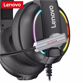 هدفون سیمی گیمینگ لنوو Lenovo HU75 Color LED Adjustable Gaming Headset