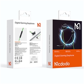 هندزفری 3.5 میلیمتری 3.5 mm گیمینگ حرفه ای مکدودو دارای میکروفون جدا شونده Mcdodo HP-1330