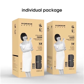 اسپیکر بلوتوث دبلیو کینگ W-King T7 توان 100 رم و فلش خور با 2 میکروفون